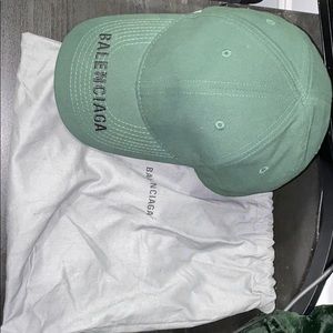 Balenciaga green cap